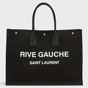 Saint Laurent Rive Gauche Tote Bag in Canvas